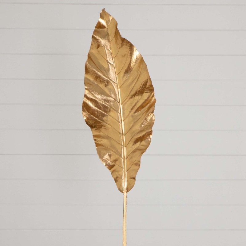 53&quot; Artificial Gold Travelers Palm Stems - Set of 3 - FCHF CITY