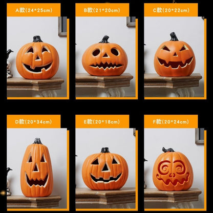 Large Halloween Pumpkin Lantern Decor