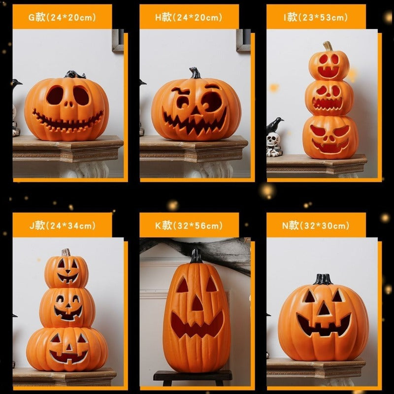 Large Halloween Pumpkin Lantern Decor