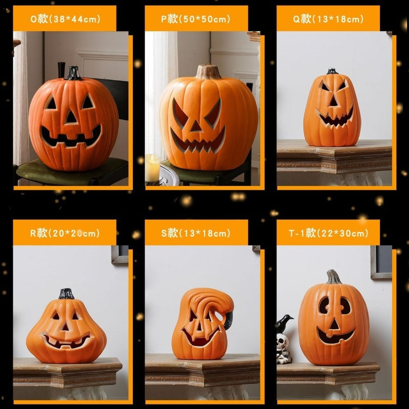 Large Halloween Pumpkin Lantern Decor