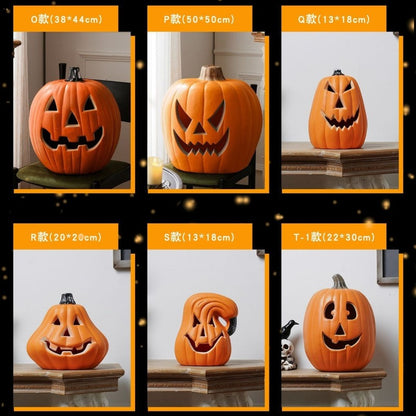 Large Halloween Pumpkin Lantern Decor