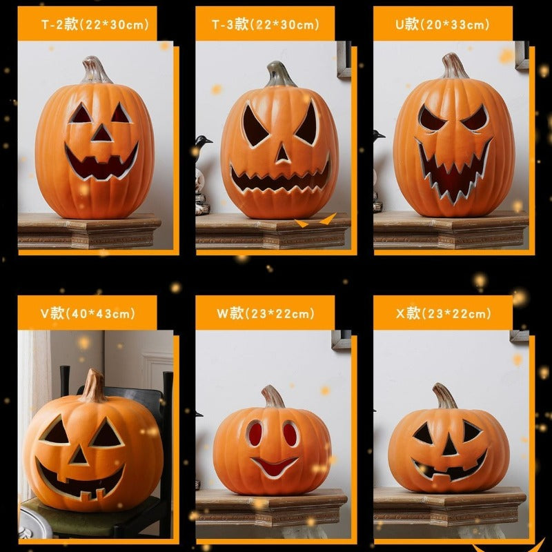 Large Halloween Pumpkin Lantern Decor