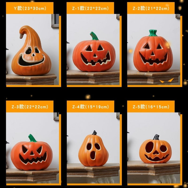 Large Halloween Pumpkin Lantern Decor