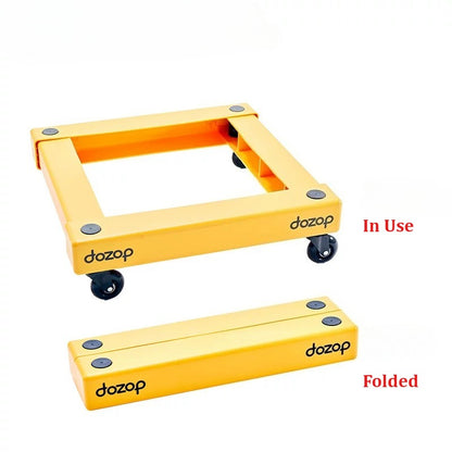 Camping Storage Box Wheeled Base, Foldable Silent Moving Dolly