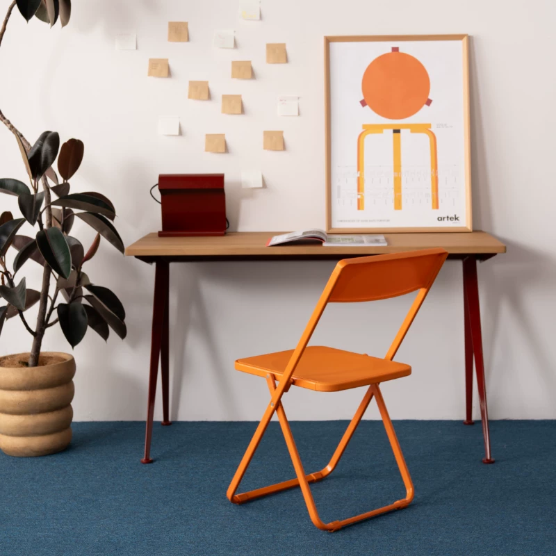 Colorful Plastic‑Steel Folding Chair, 6 Colors Available