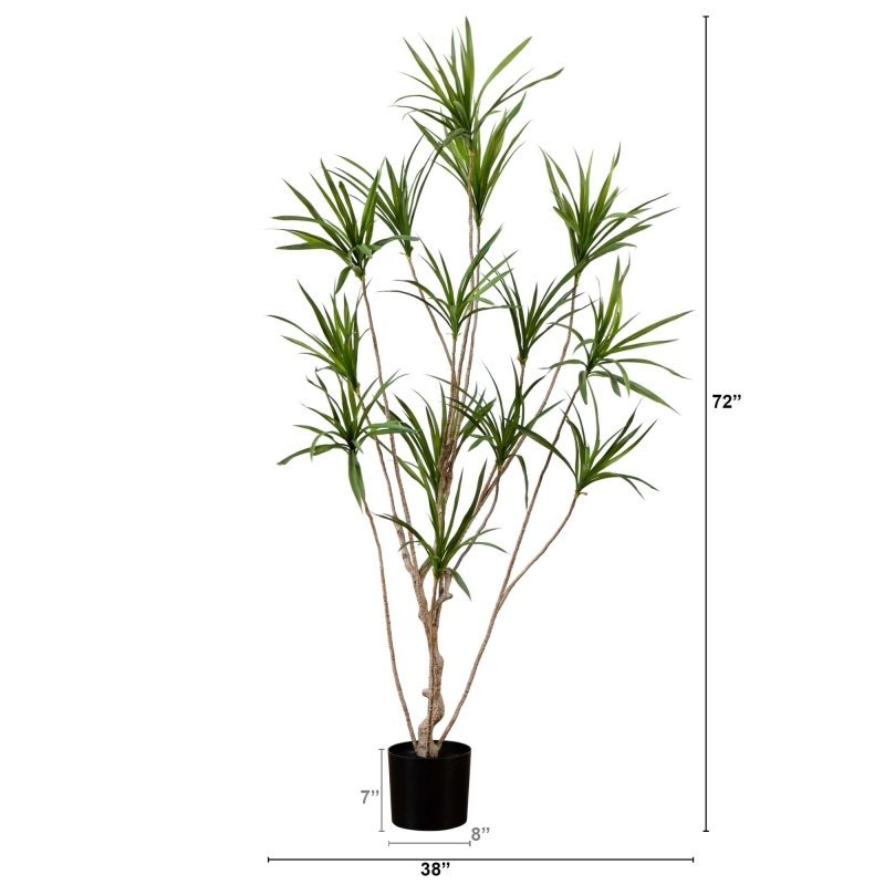 6’ Artificial Dracaena Tree - FCHF CITY