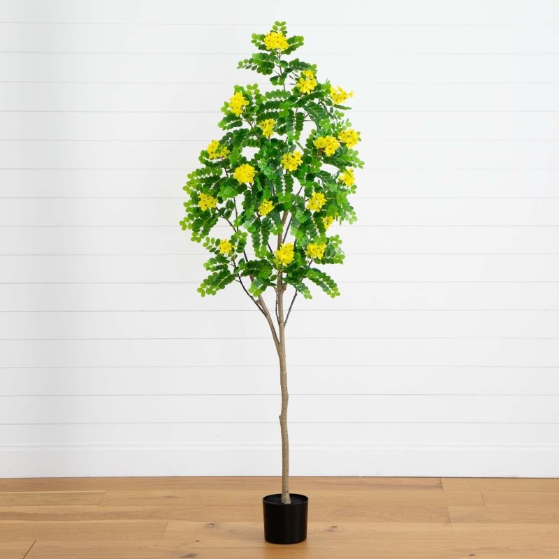 6’ Artificial Flowering Citrus Tree with Real Touch Leaves - FCHF CITY