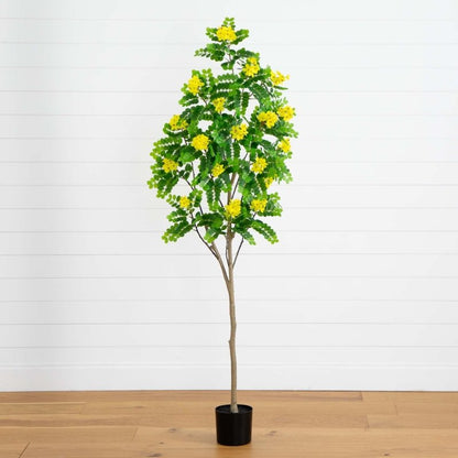 6’ Artificial Flowering Citrus Tree with Real Touch Leaves - FCHF CITY