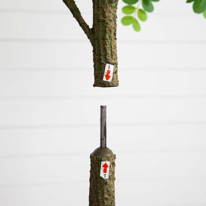6’ Artificial Greco Citrus Tree with Real Touch Leaves - FCHF CITY
