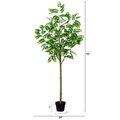 6’ Artificial Greco Citrus Tree with Real Touch Leaves - FCHF CITY