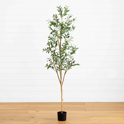 6’ Artificial Olive Tree with Natural Trunk - FCHF CITY