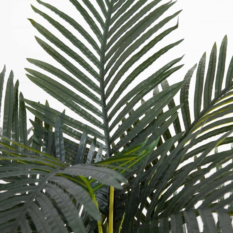 6’ Artificial Triple Stalk Golden Cane Palm Tree - Set of 2 - FCHF CITY