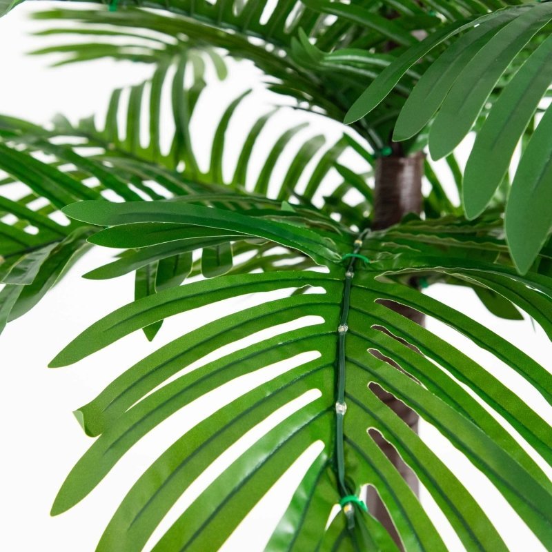 6’ UV Resistant Lighted Artificial Palm Tree with 206 Warm White LED Lights (Indoor/Outdoor) - FCHF CITY