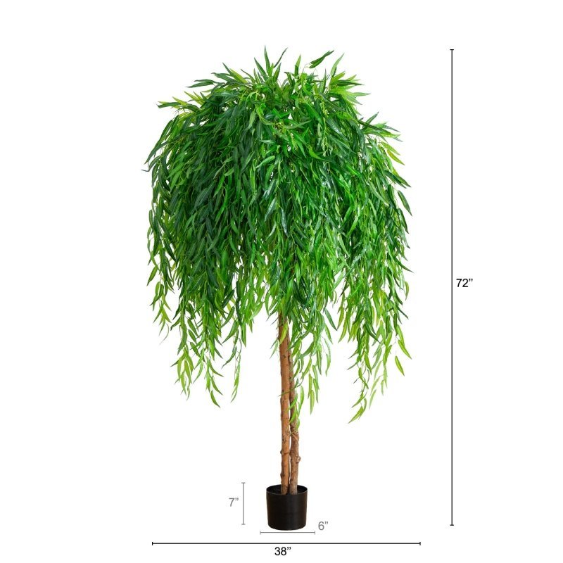 6’ Willow Artificial Tree (Real Touch) - FCHF CITY