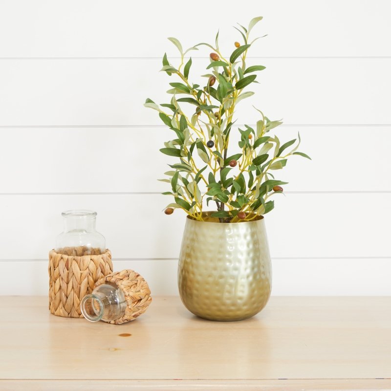 6.5” Oval Shaped Iron Planter - FCHF CITY