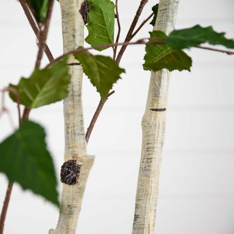 7’ Artificial Birch Tree with Real Touch Leaves - FCHF CITY