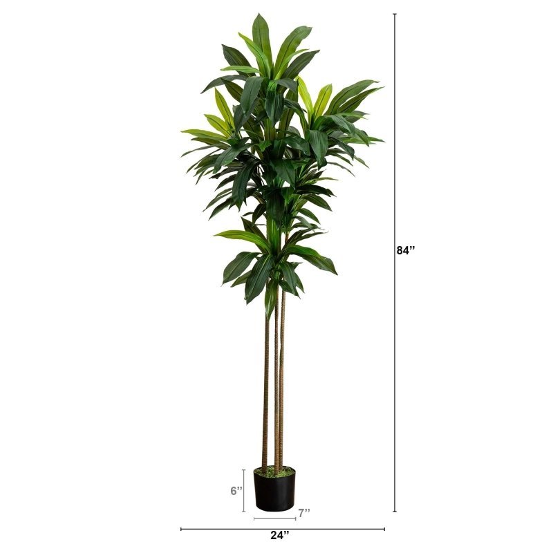 7’ Artificial Dracaena Tree - FCHF CITY