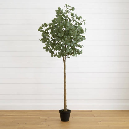 7’ Artificial Eucalyptus Tree - FCHF CITY