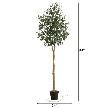 7’ Artificial Olive Tree - FCHF CITY