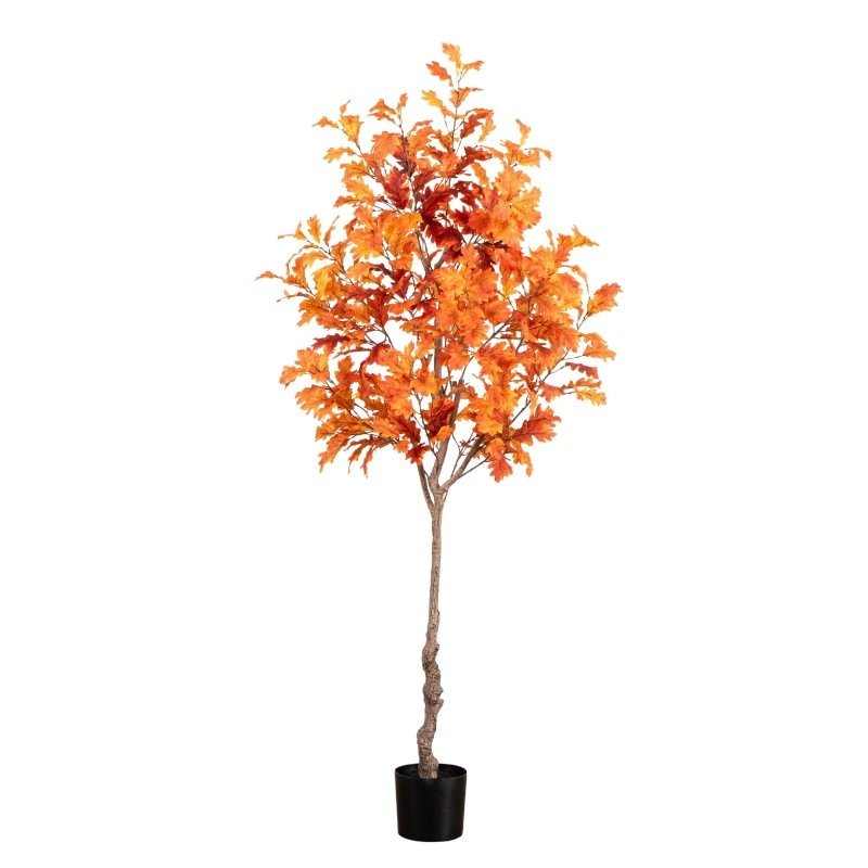 7’ Autumn Oak Artificial Fall Tree - FCHF CITY
