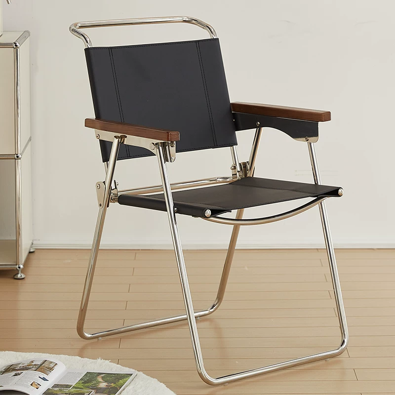 Mid‑Century Folding Lounge Chair for Home &amp; Office