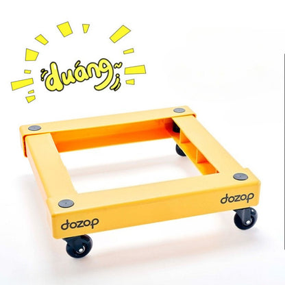Camping Storage Box Wheeled Base, Foldable Silent Moving Dolly
