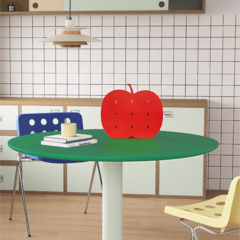 Decorative Apple Desktop Organizer for Files &amp; Tablets