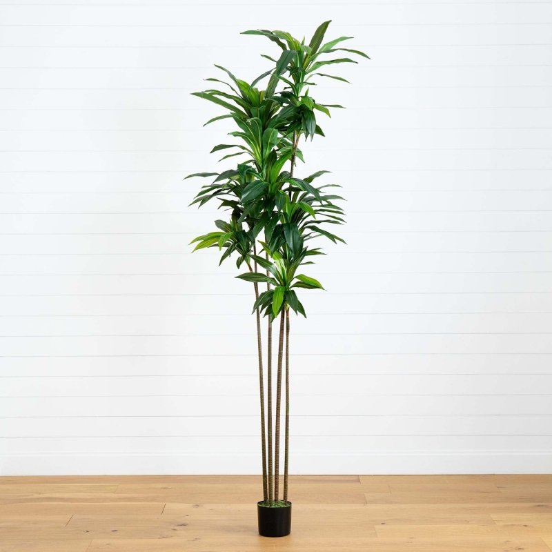 8’ Artificial Dracaena Tree with Real Touch Leaves - FCHF CITY