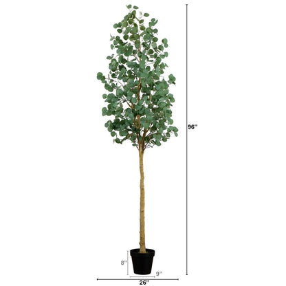 8’ Artificial Eucalyptus Tree - FCHF CITY