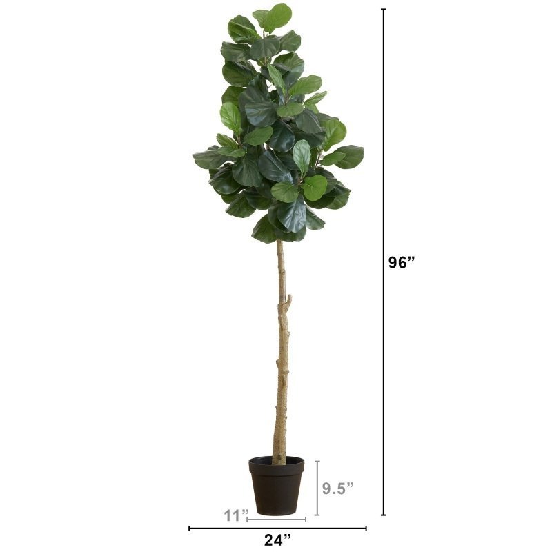 8’ Artificial Fiddle Leaf Fig Tree - FCHF CITY
