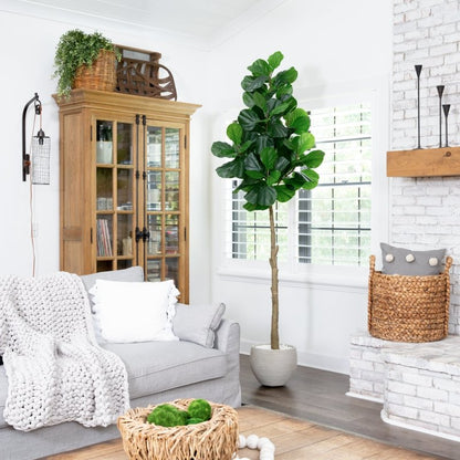 8’ Artificial Fiddle Leaf Fig Tree - FCHF CITY