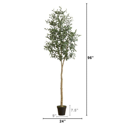 8’ Artificial Olive Tree - FCHF CITY