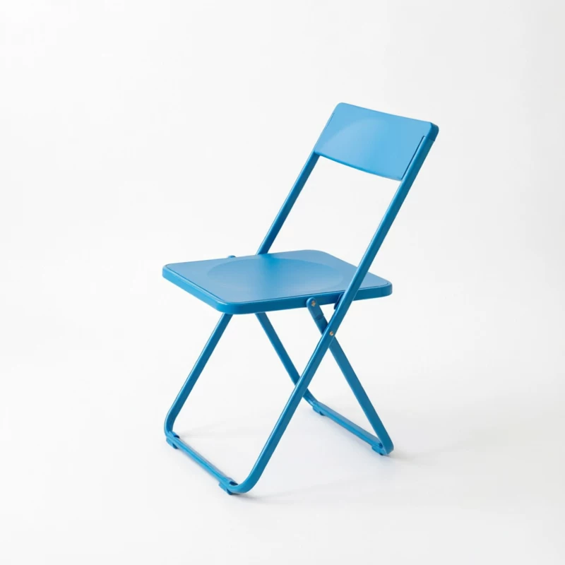 Colorful Plastic‑Steel Folding Chair, 6 Colors Available