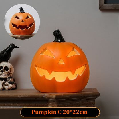Large Halloween Pumpkin Lantern Decor