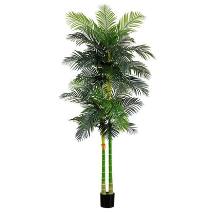 9’ Artificial Double Golden Cane Palm Tree - FCHF CITY