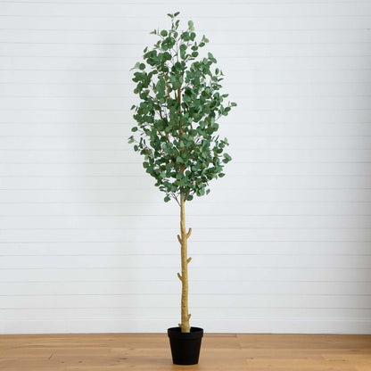 9’ Artificial Eucalyptus Tree - FCHF CITY
