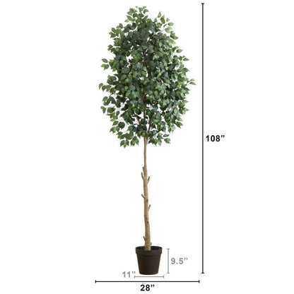 9’ Artificial Ficus Tree - FCHF CITY