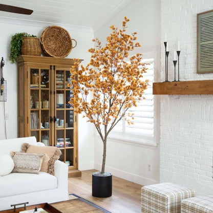 9’ Autumn Eucalyptus Artificial Fall Tree - FCHF CITY