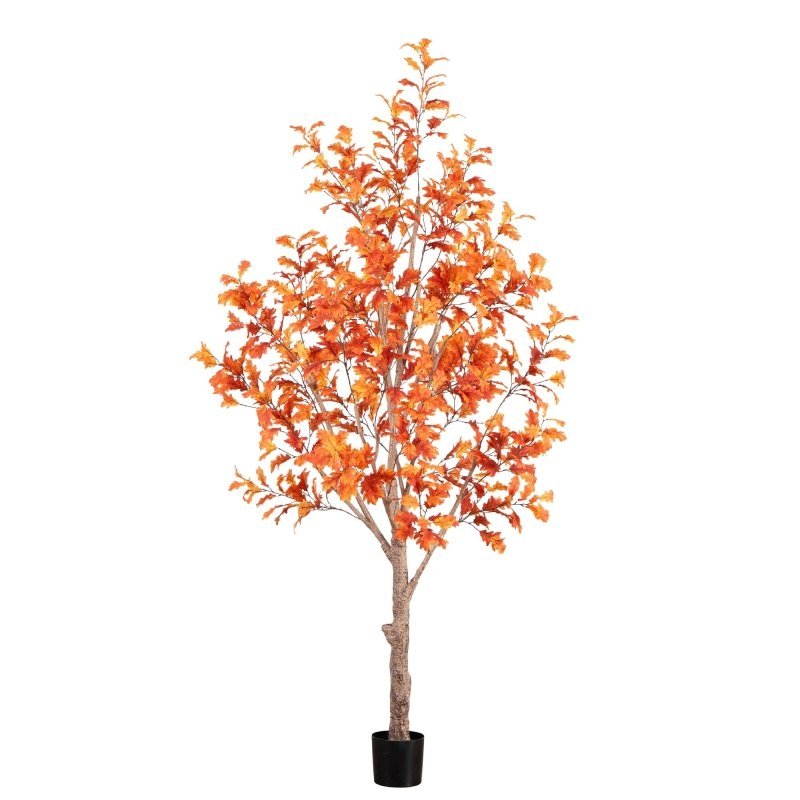 9’ Autumn Oak Artificial Fall Tree - FCHF CITY