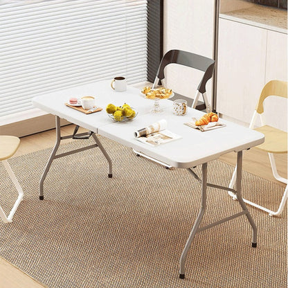 Portable Foldable Dining Table, Heavy‑Duty Height Adjustable Outdoor Table