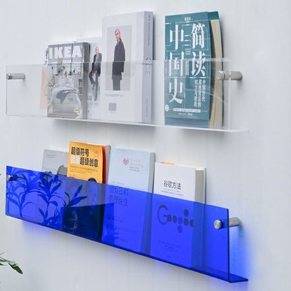 Acrylic Wall - Mounted Magazine Shelf - FCHF CITY