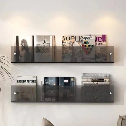 Acrylic Wall - Mounted Magazine Shelf - FCHF CITY