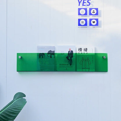 Acrylic Wall - Mounted Magazine Shelf - FCHF CITY