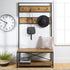 Aldridge Entryway Bench With Coat Rack - FCHF CITY