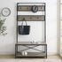 Aldridge Entryway Bench With Coat Rack - FCHF CITY