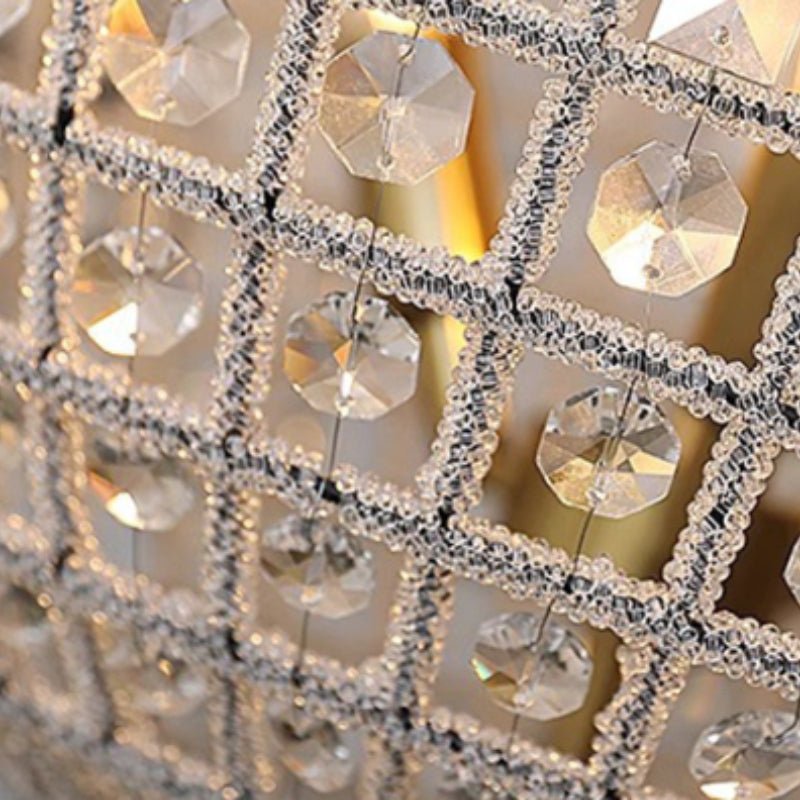 American Vintage Spherical Crystal Chandelier for Living Room - FCHF CITY