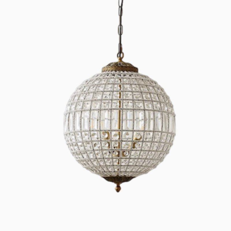 American Vintage Spherical Crystal Chandelier for Living Room - FCHF CITY