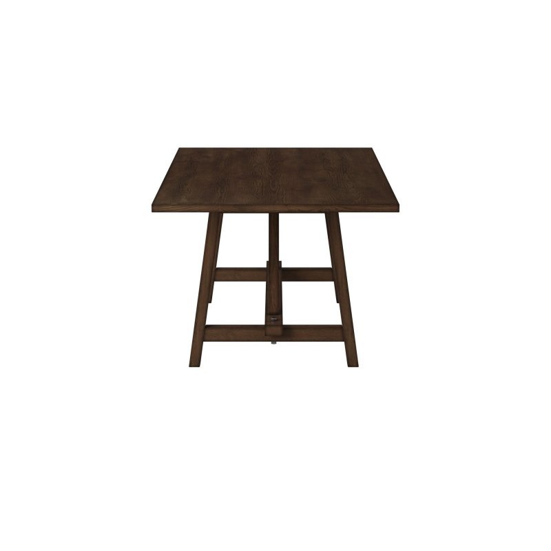 Arendal Trestle Dining Table, Burnished Dark Oak - FCHF CITY