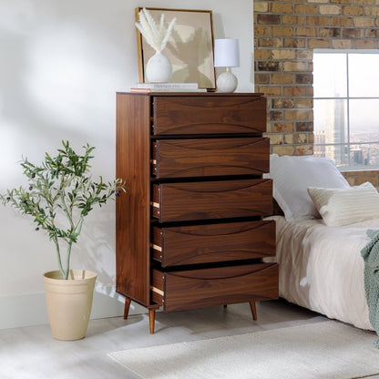 Arlo Solid Wood Mid - Century Modern Chest - FCHF CITY