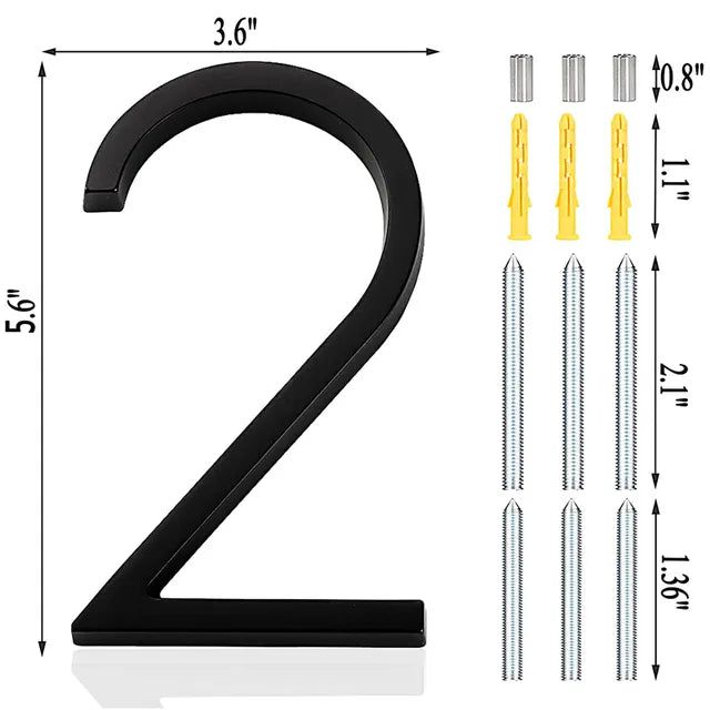 Atkins Exterior House Numbers - FCHF CITY